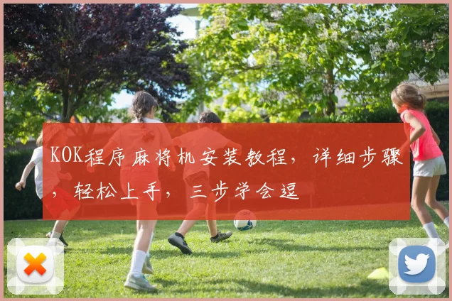 KOK程序麻将机安装教程，详细步骤，轻松上手，三步学会逗
